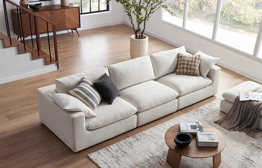 Living Room with furniture from Castlery