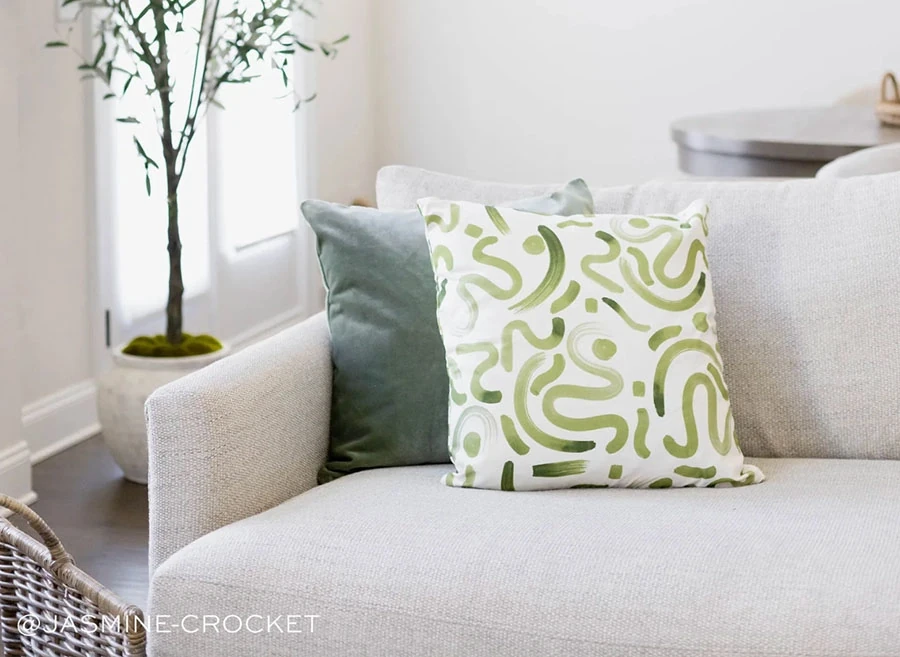 Hockney Moss Custom Pillow