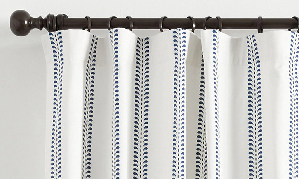 Hollis Ditsy Stripe Drapery Panel