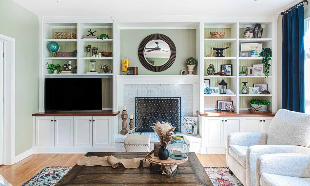 TV off center