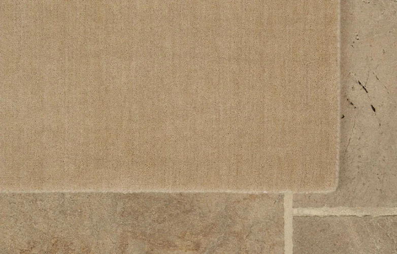 Contemporary rug placed in one floor