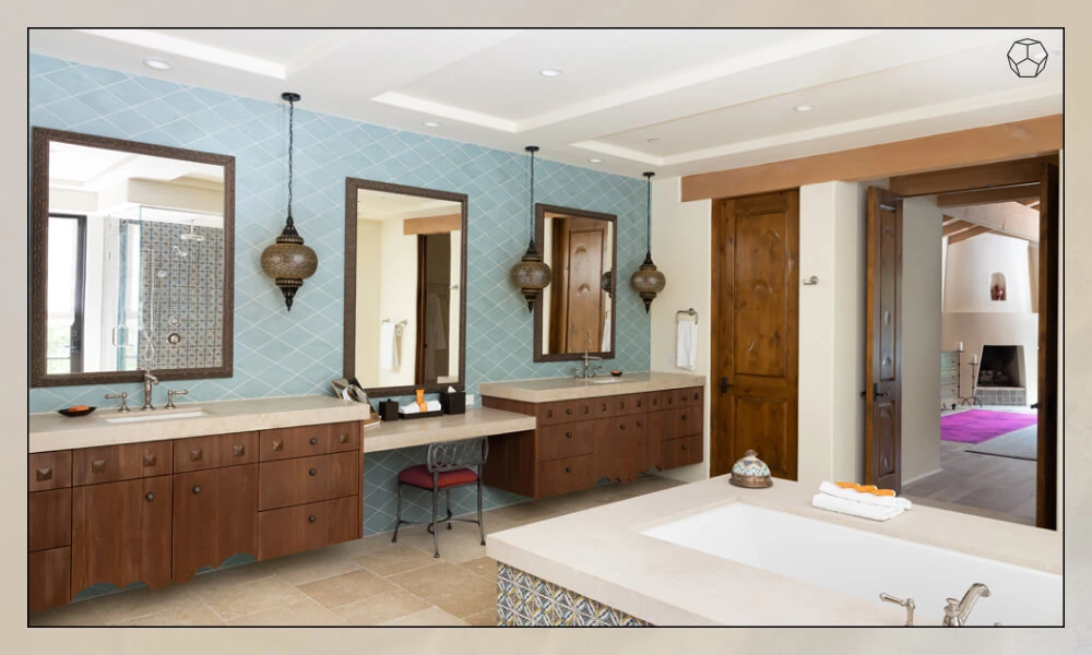 Mediterranean style bathroom