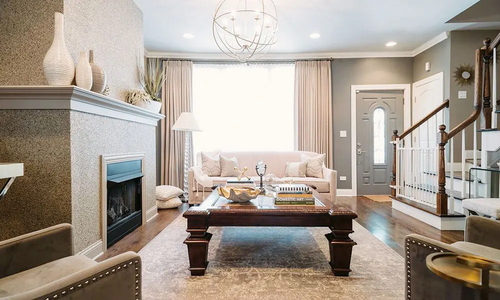 Transitional Style Sitting Room