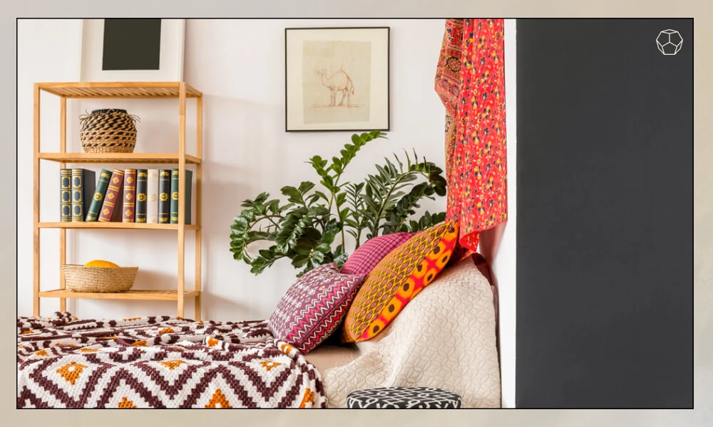 Boho colors and textures