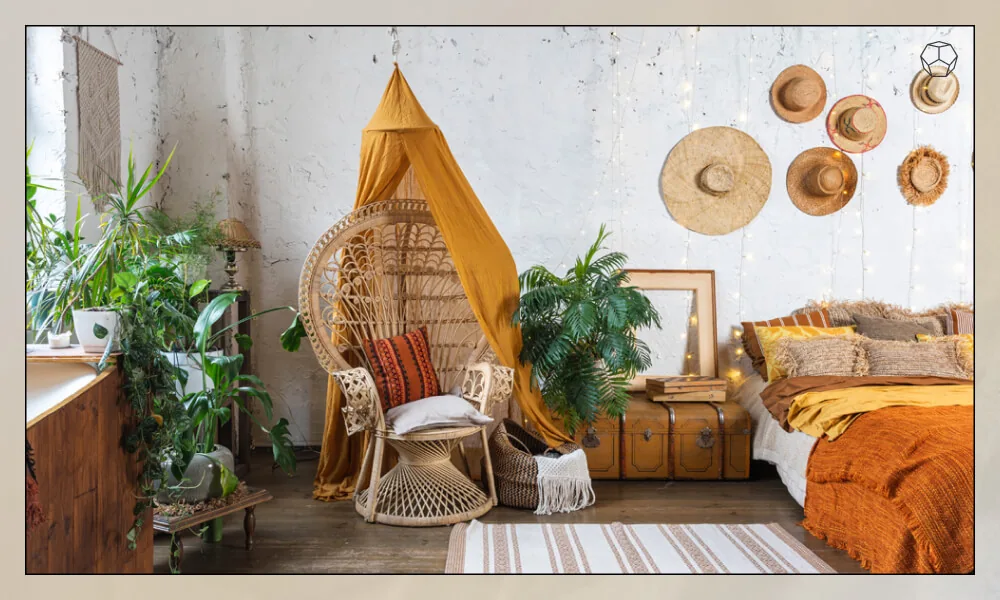 Bohemian travel decor