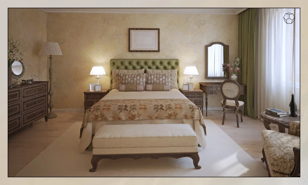 Traditional bedroom