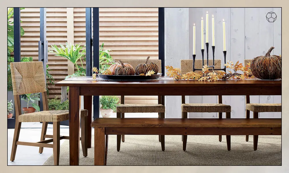 Basque Honey 65" Dining Table