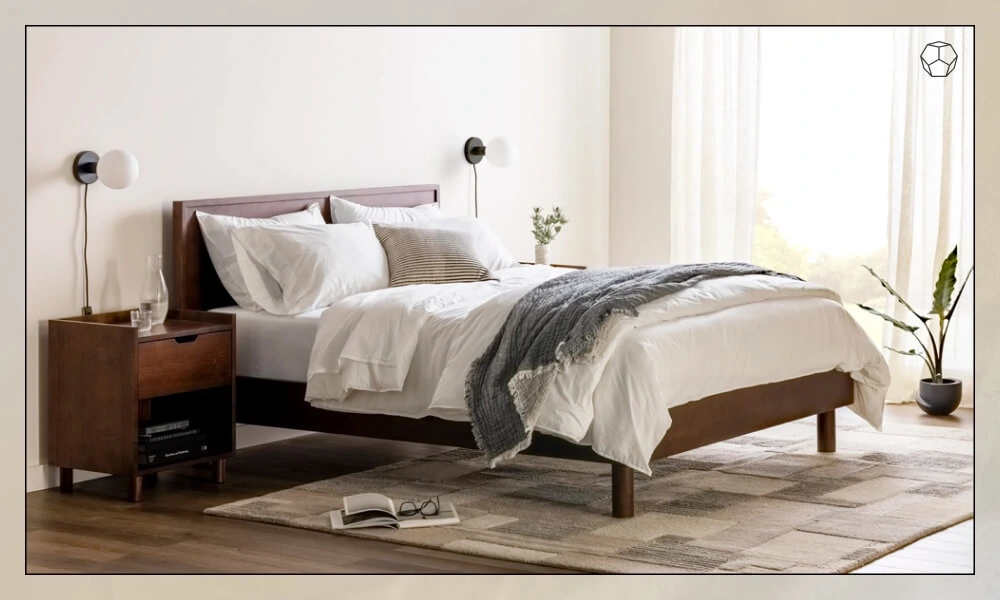Mid-Century Modern Bed Burrow Circa