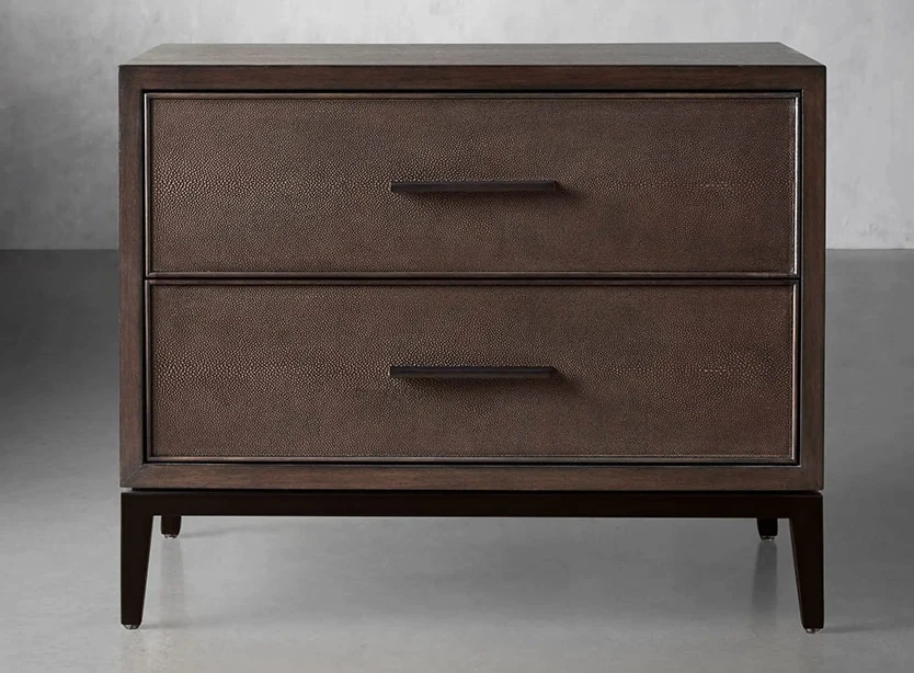 Malone Closed Nightstand in Caramel Color