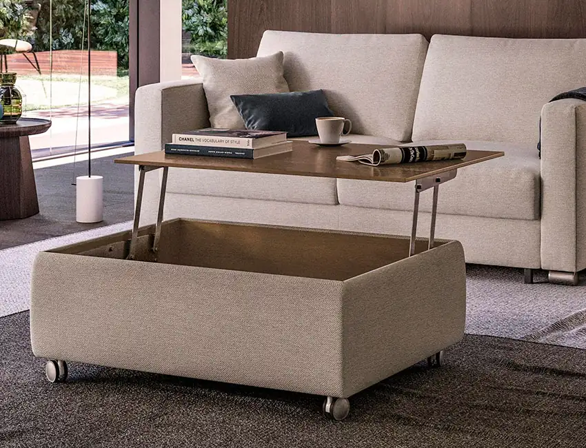 Openable Coffee Table with wheels