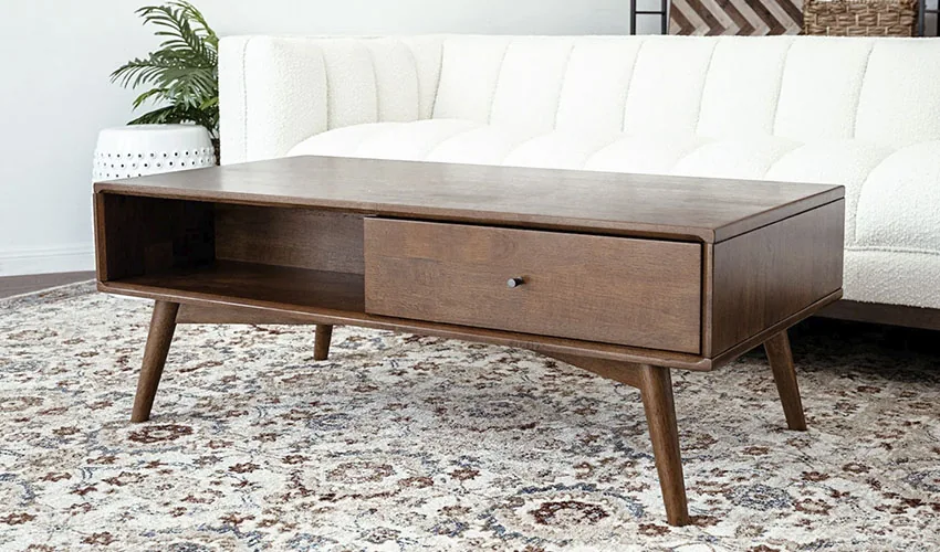 Mid-Century Storage Coffee Table