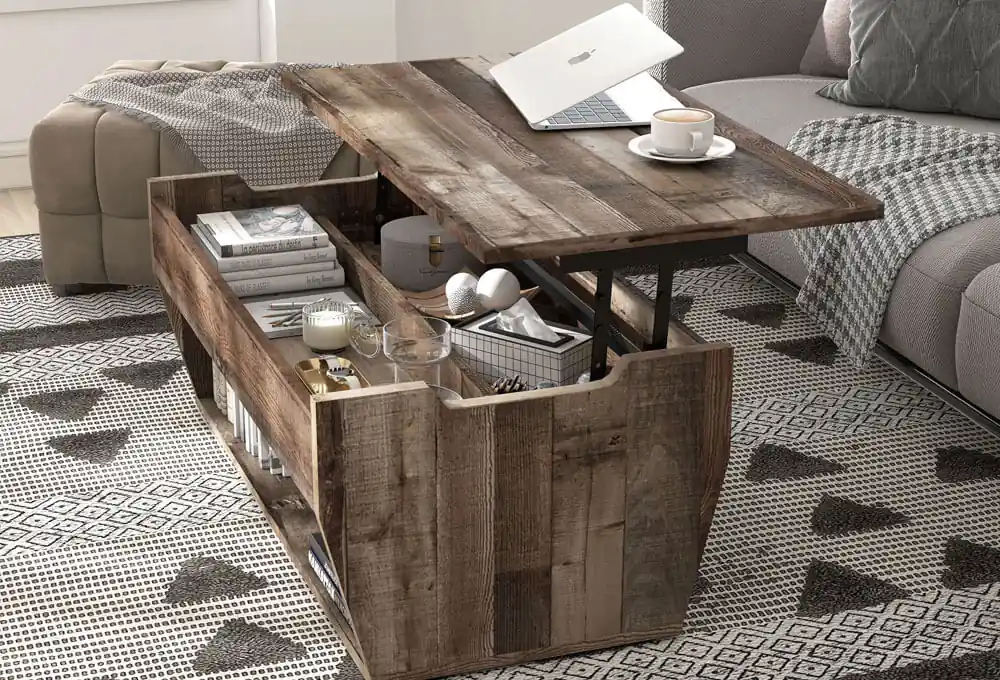 Lift Top Coffee Table with Storage