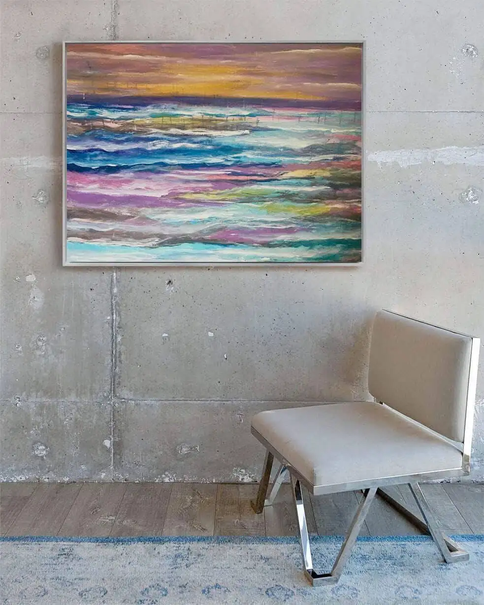 Wall Art and Chair