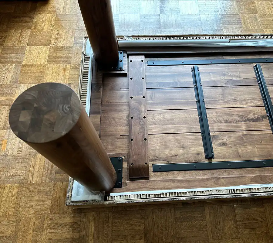 The Field table - view from bottom 