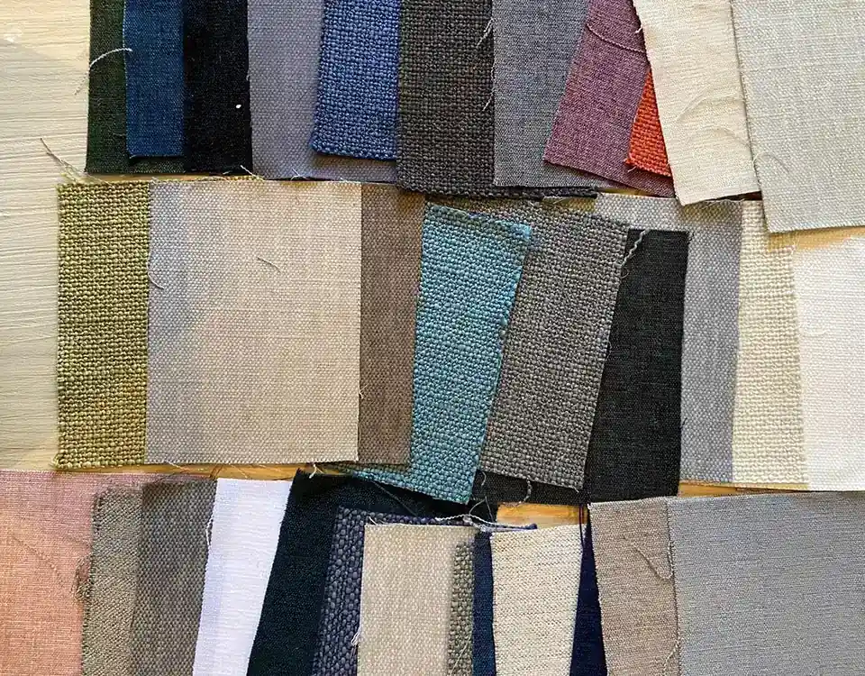 Sofa fabric swatch