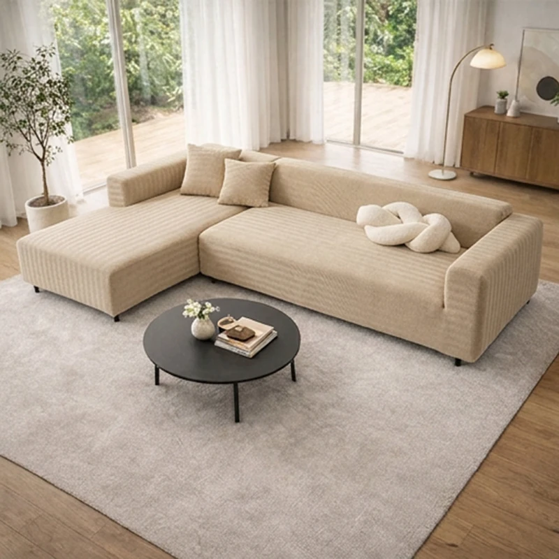 FunnyFuzzy herringbone scratch-resistant stretch couch cover