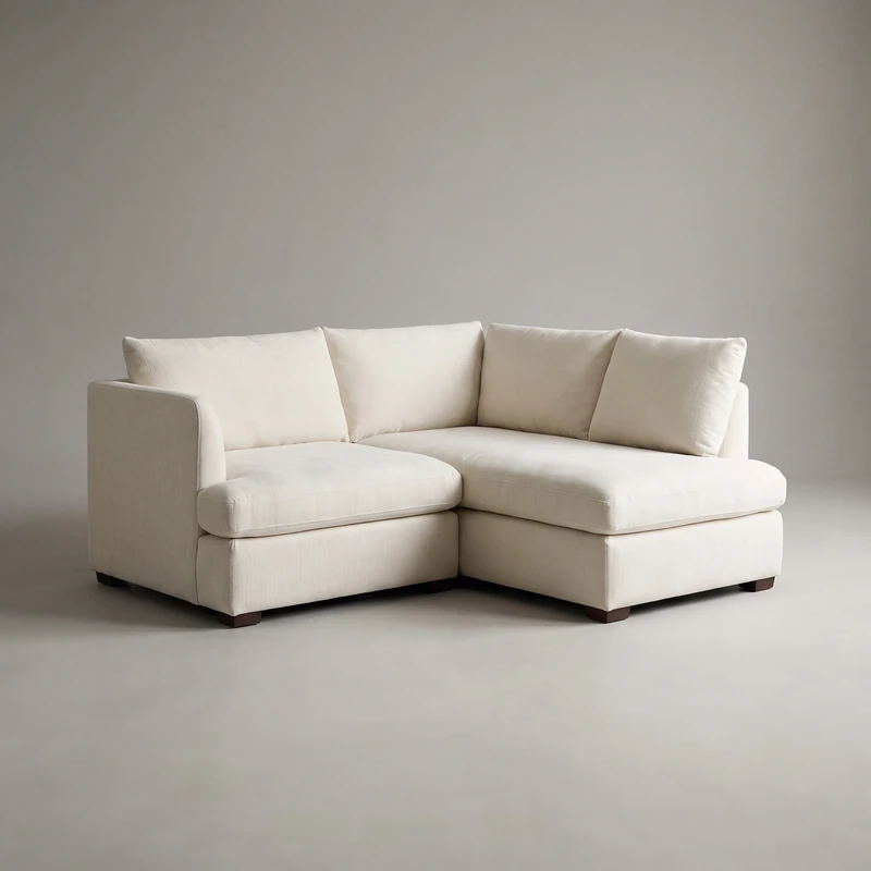 Ollie Storage Small Chaise Sectional Sofa