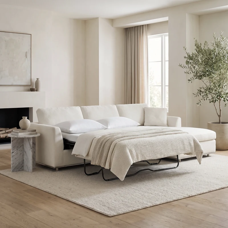 Hamilton Chaise Sectional Sleeper Sofa