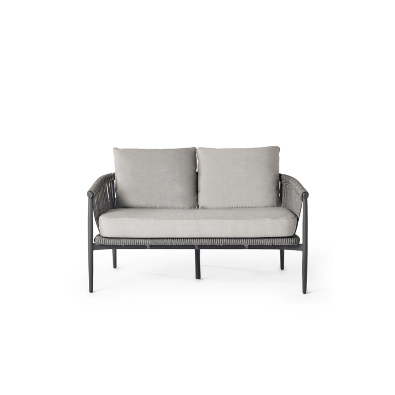 Costa Mesa Loveseat In Charcoal
