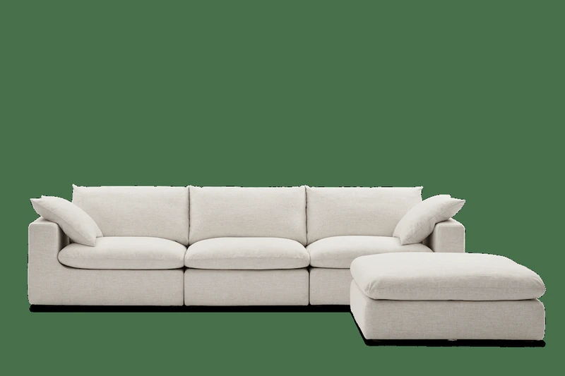 Dawson Extended Sofa With Ottoman