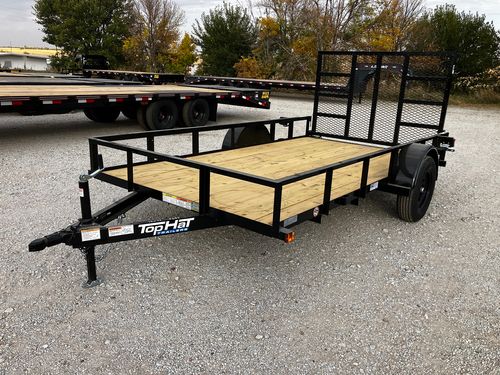 2025 Top Hat 12'x77" DSA Utility Trailer
