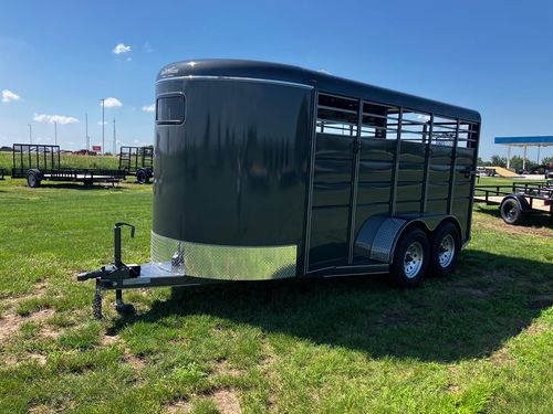 2025 Calico 16' Bumper Pull Stock Trailer