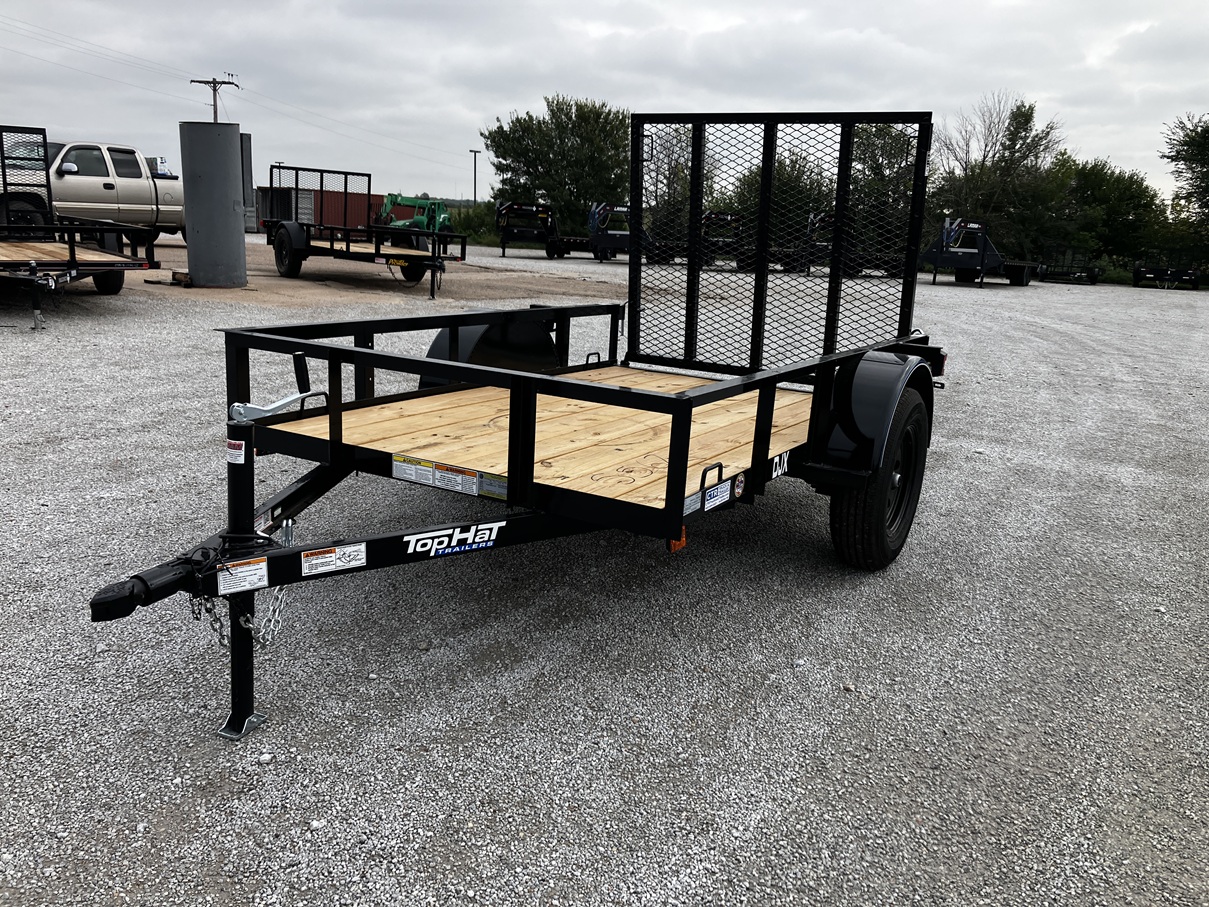 2026 Top Hat 5'x8' Express Single Axle Utility 