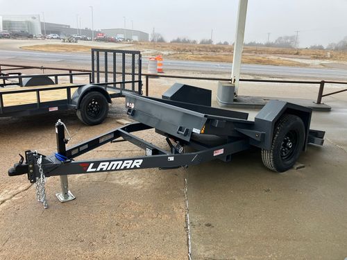 2026 Lamar SH 59"x10' Tilt Deck Scissor Hauler