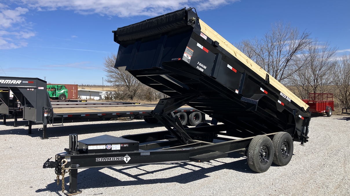 2026 Diamond T 16'x83" Low-Pro Dump Trailer