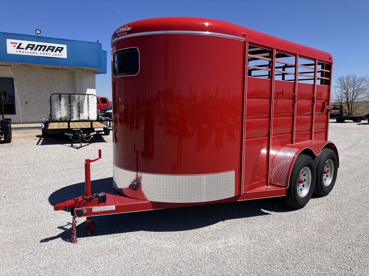 2026 Calico Trailer MFG 12' Bumper Pull Stock Trailer 