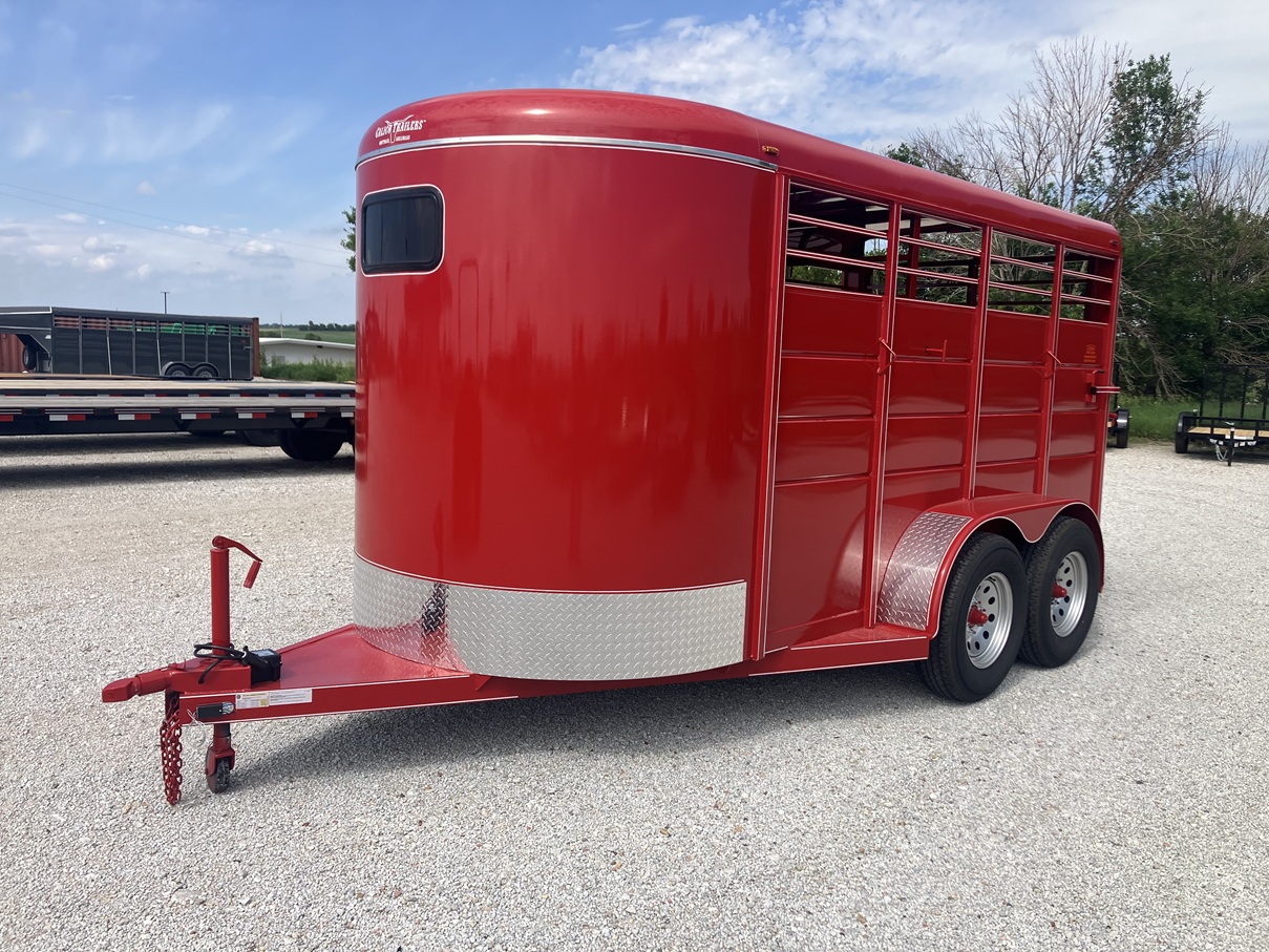 2026 Calico 14' Bumper Pull Stock Trailer 