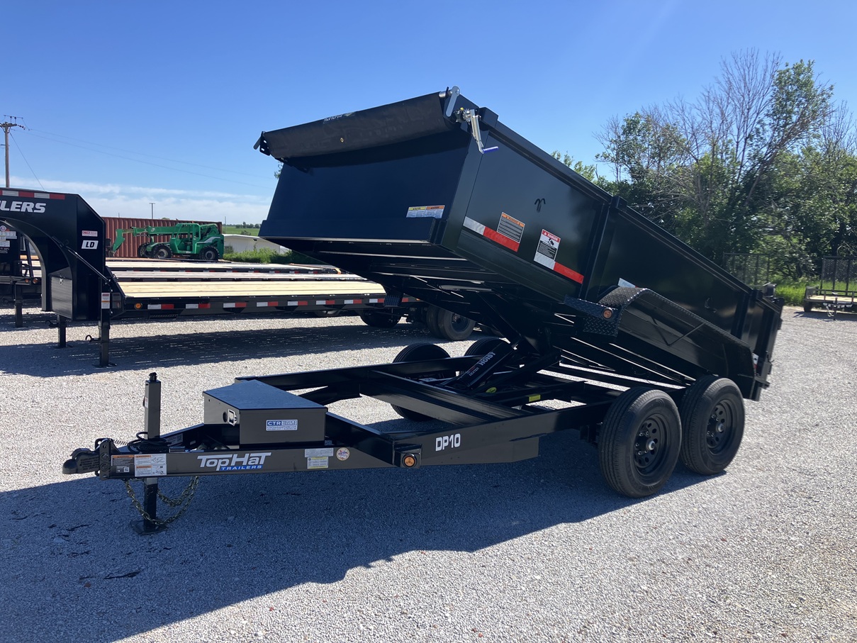2026 Top Hat DP10 12' x 77" Dump Trailer 