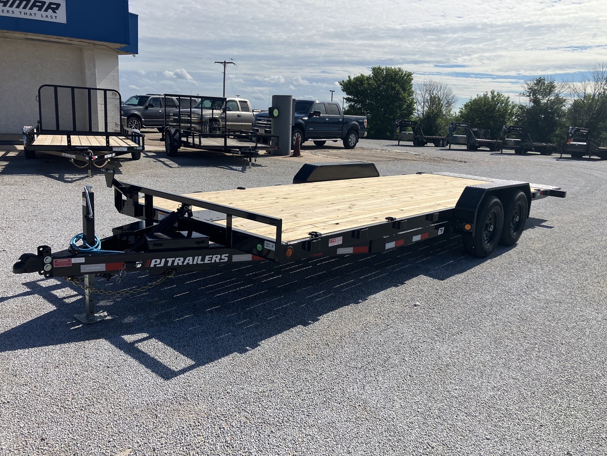 2027 PJ Trailers TH 22'x83" Hydraulic Quick Tilt Car Hauler 