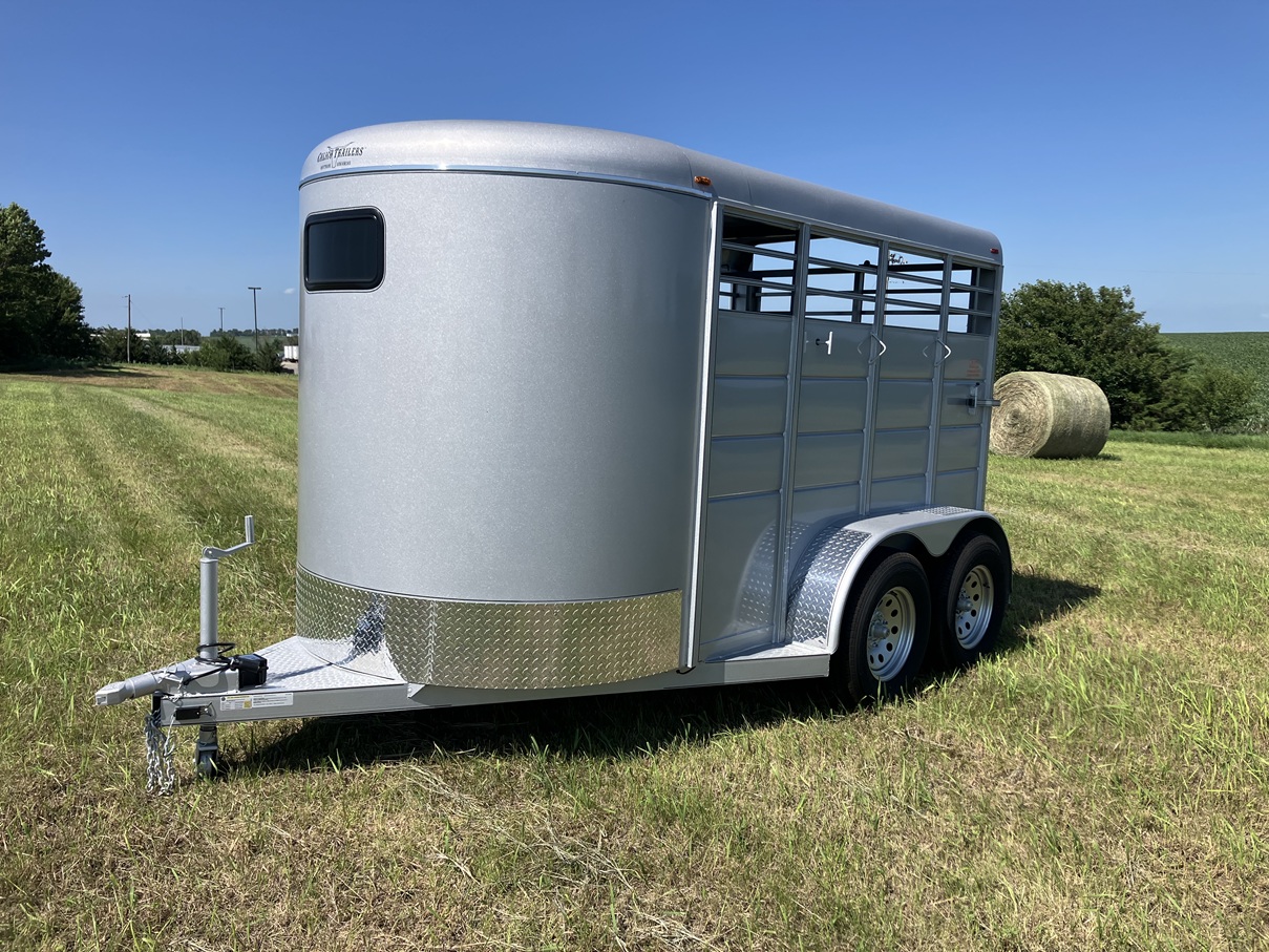 2026 Calico Trailer MFG 12' Bumper Pull Stock Trailer 