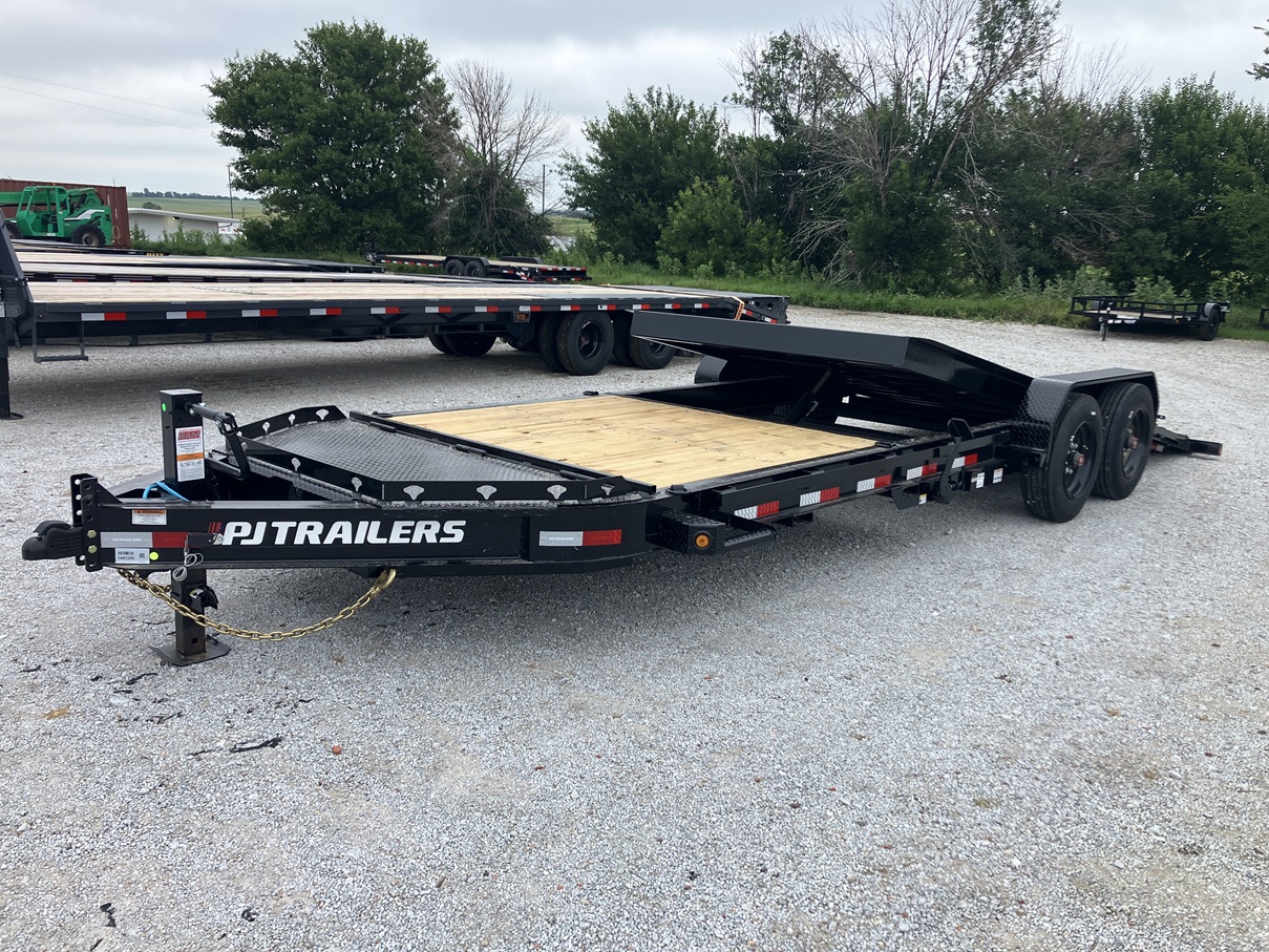 2027 PJ Trailers TY 22'x83" I-Beam Equipment Tilt Deck 