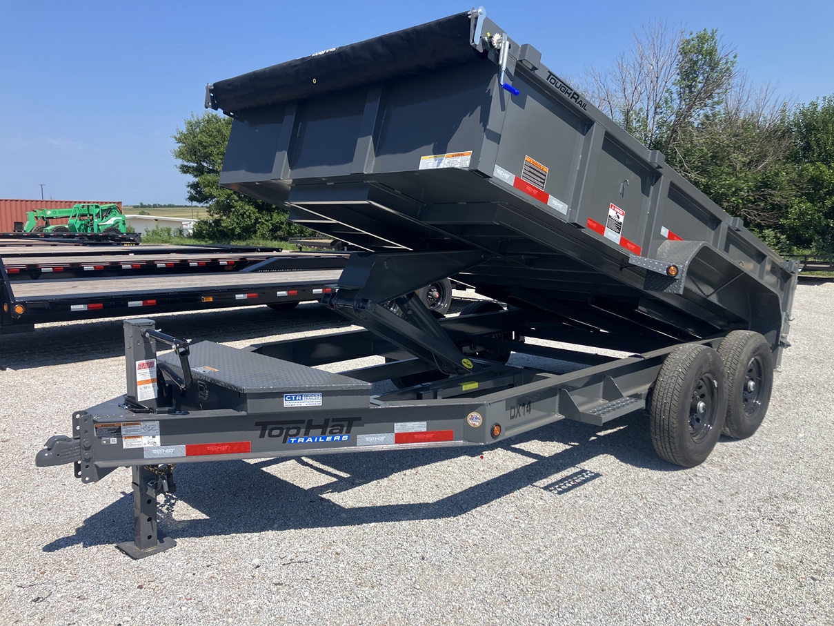 2027 Top Hat DX14 - 14'x83" Bumper Pull Dump Trailer 