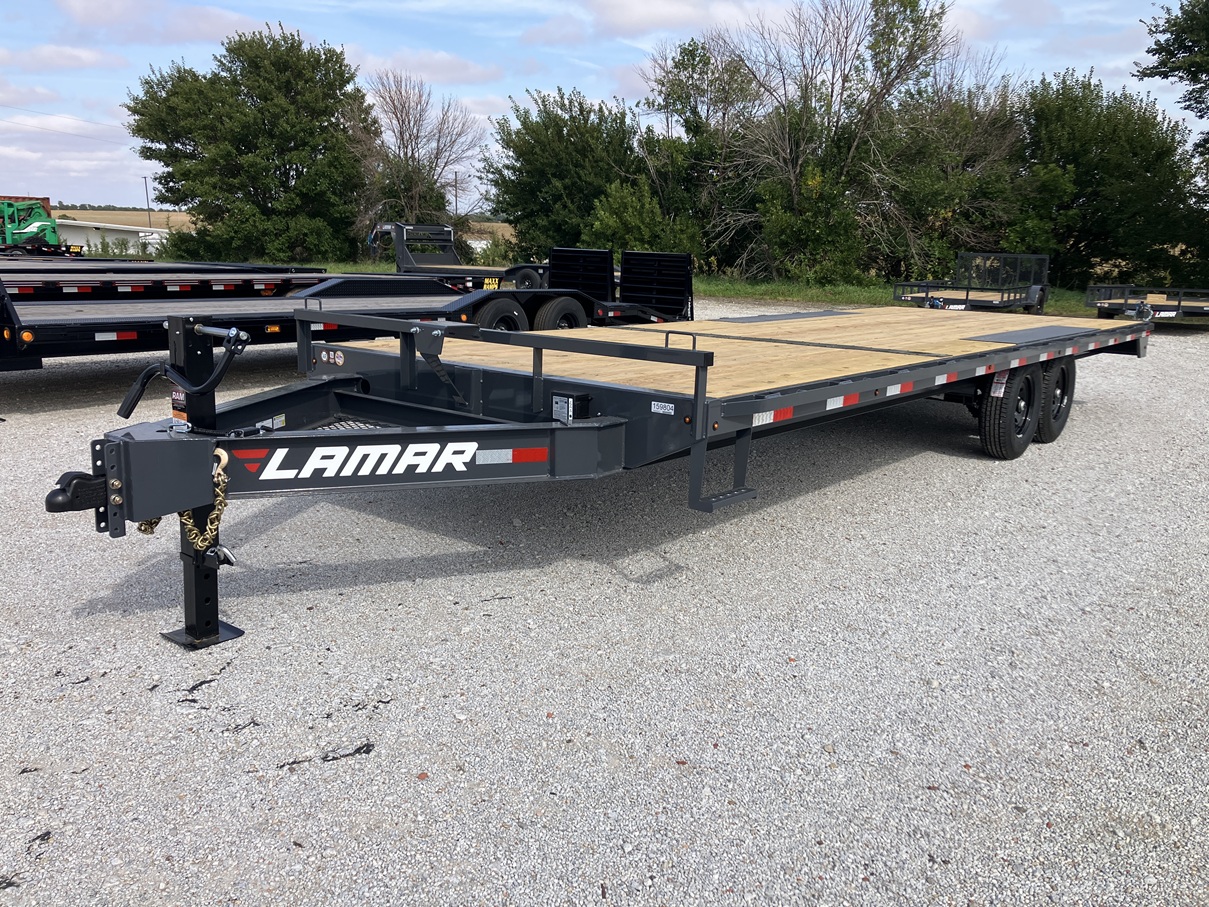 2027 Lamar F8 24'x102" Bumper Pull Deckover Trailer 