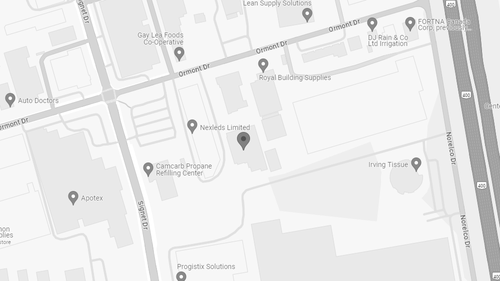 Map of NIICO Toronto location