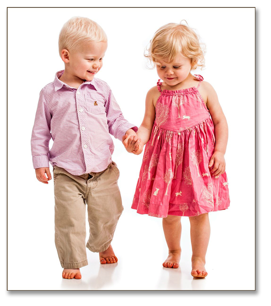 A Fine Art Portrait of a two children