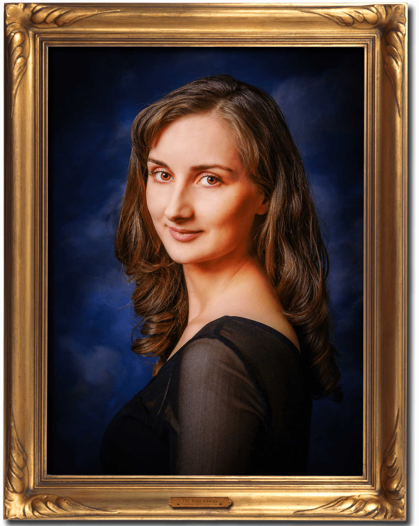 A fine art portrait of young woman