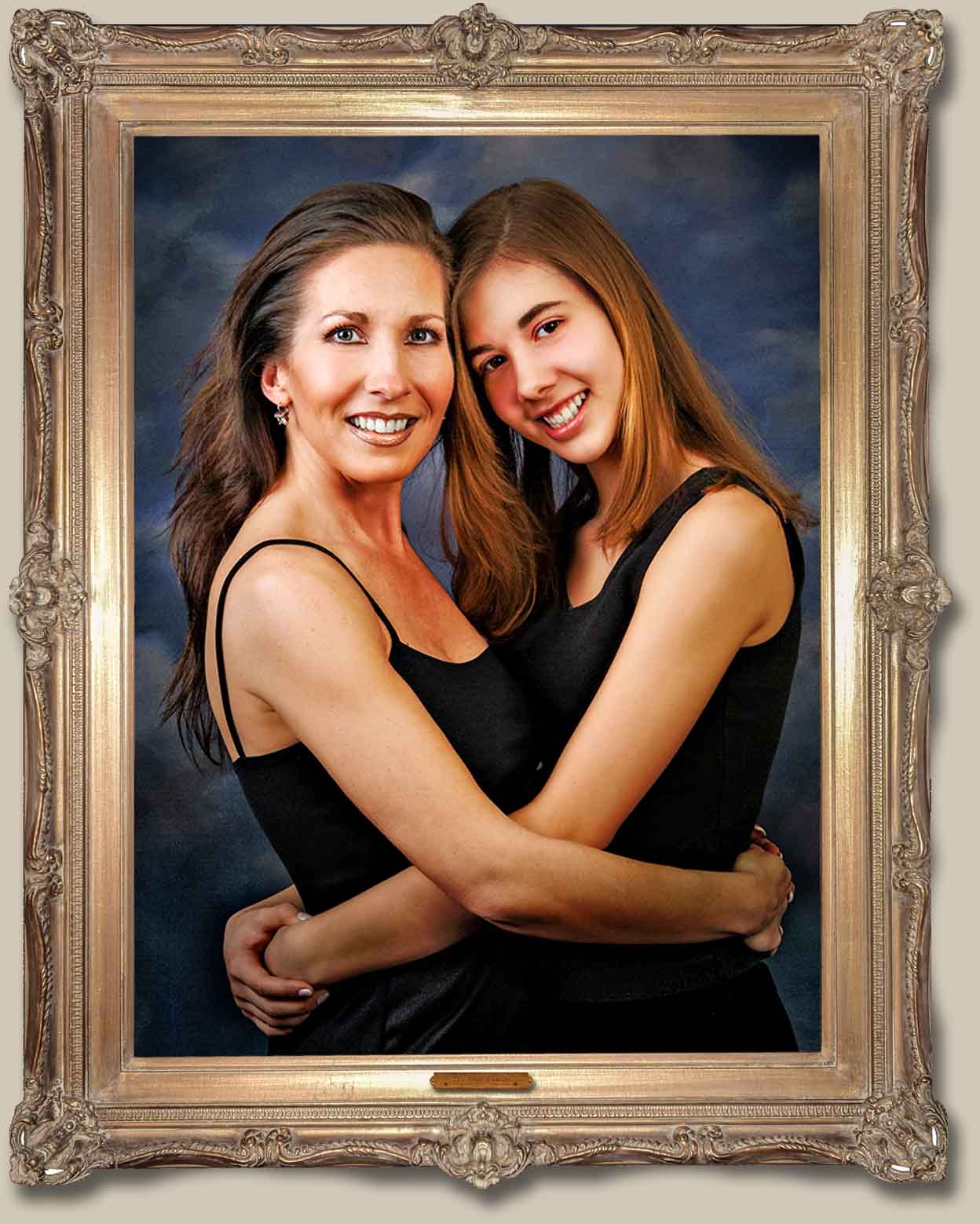 A fine art portrait of young woman