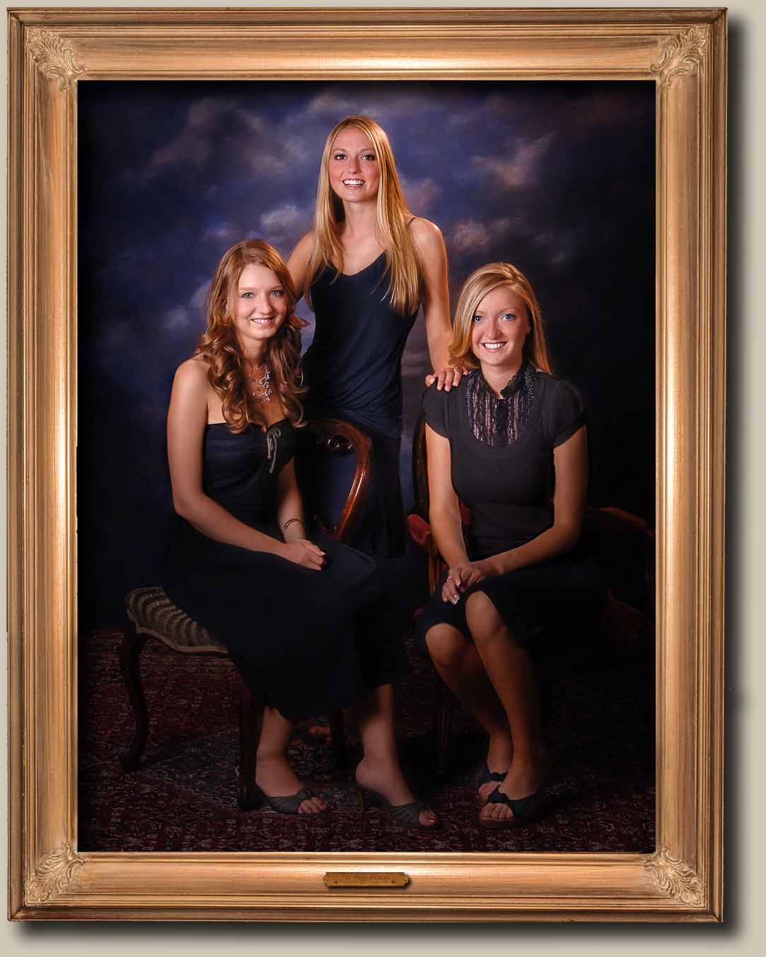 A fine art portrait of young woman