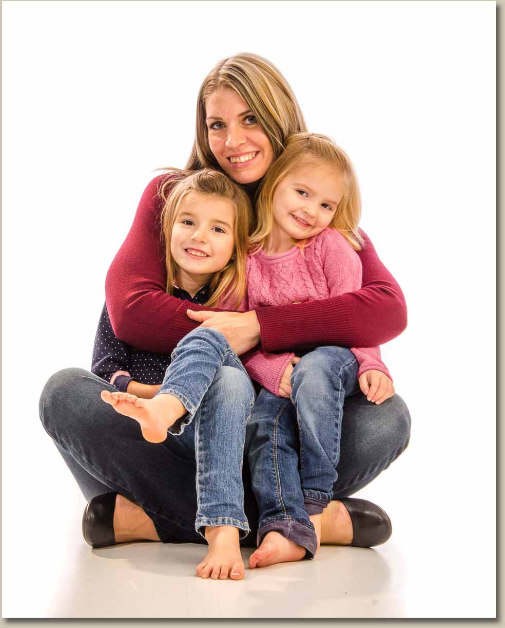 A fine art portrait of a family