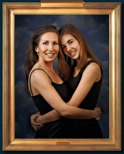 A fine art portrait of young woman