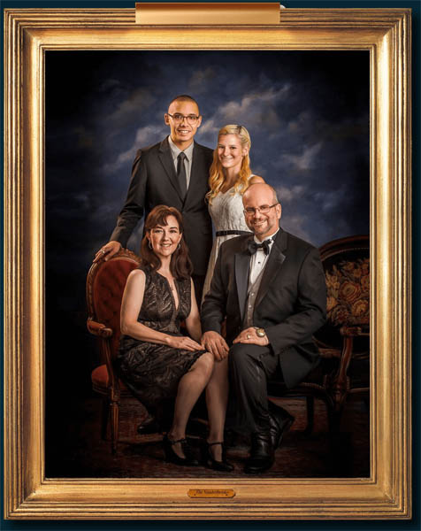 A fine art portrait of young woman