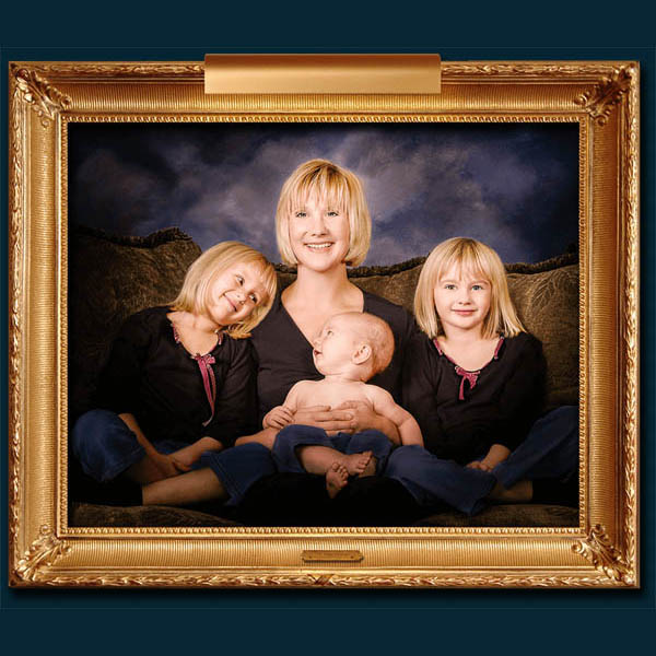 A fine art portrait of young woman