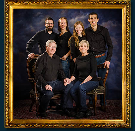 Fine Art Family Portrait by Charles G Waugh