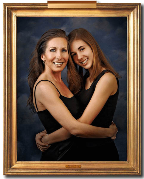 A fine art portrait of young woman