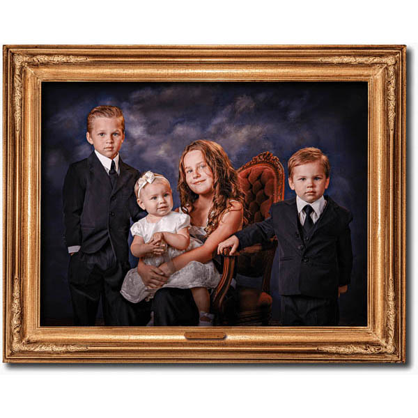A fine art portrait of young woman