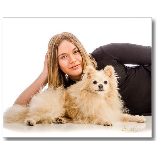 A fine art portrait of young woman